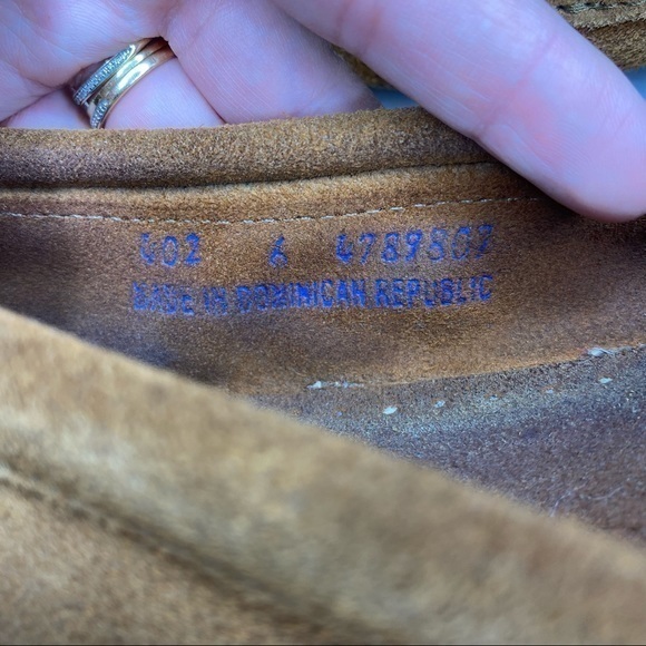 Minnetonka Kilty Leather Suede Moccasins Size 6 - Picture 9 of 10